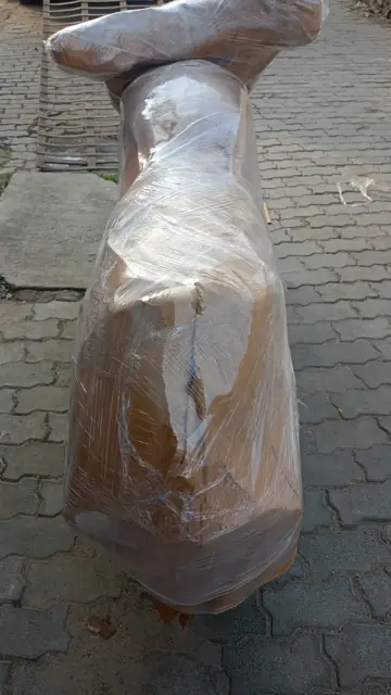 Bike wrapped with foam for bike shifting
